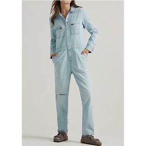 Lee Vintage Jumpsuit Modern Union Alls Lovely Light Sz XL Sold By Free People